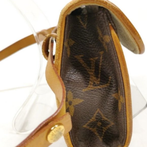 ❌❌❌❌sold ❌❌❌❌Louis Vuitton LV Shoulder Bag Pochette Florentine Browns Monogram - Picture 8 of 10